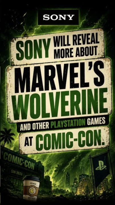 Poster for a published gaming-news Short about Marvel's Wolverine at Comic-Con
