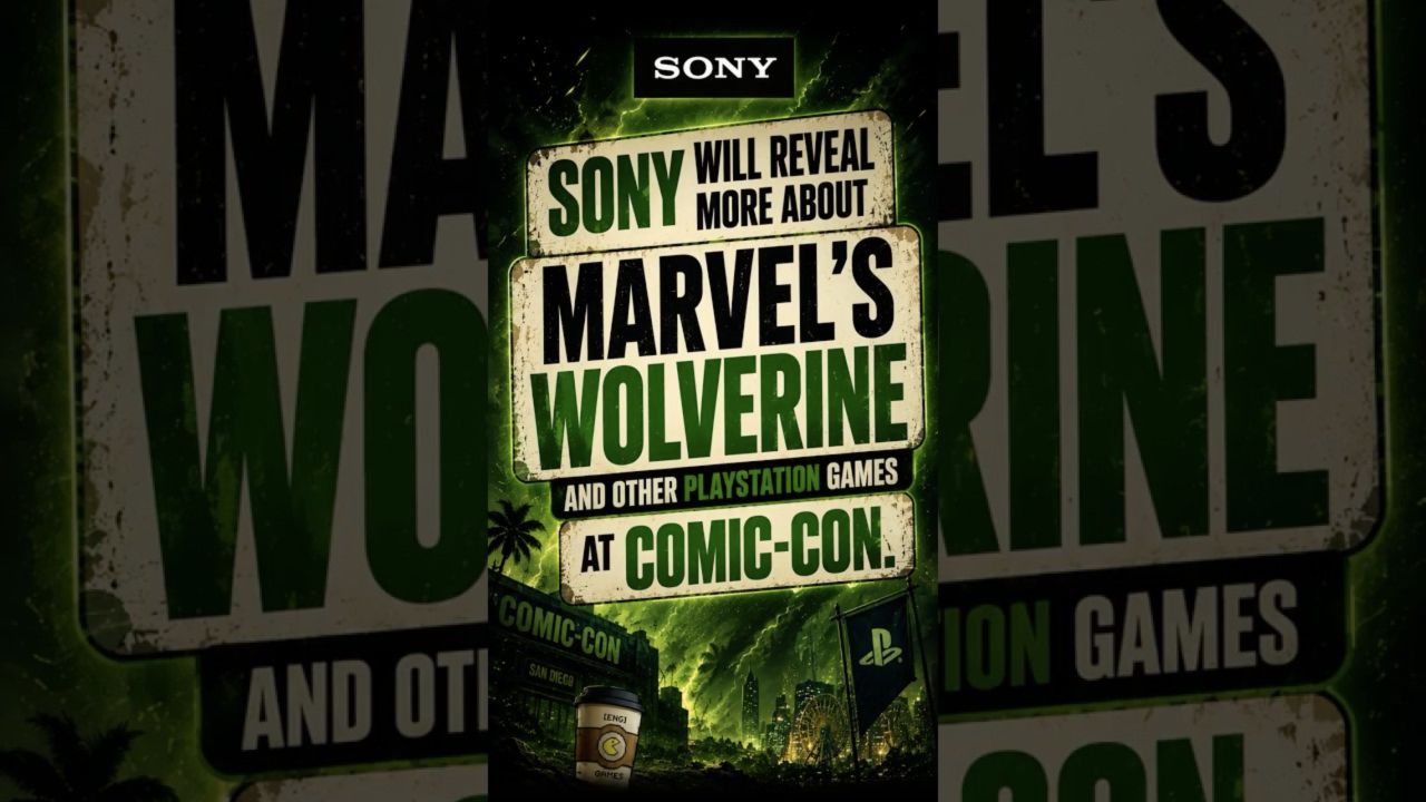 Poster for a published gaming-news Short about Marvel's Wolverine at Comic-Con